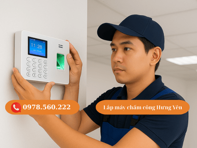 Lắp đặt máy chấm công Hưng Yên | Giải pháp quản lý nhân sự hiệu quả